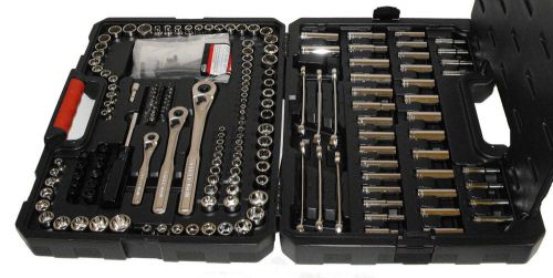 220 pc. mechanics tool set with case black build contractors for sale