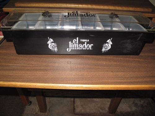 El jimador tequila condiment holder caddy 6 compartments bar party for sale
