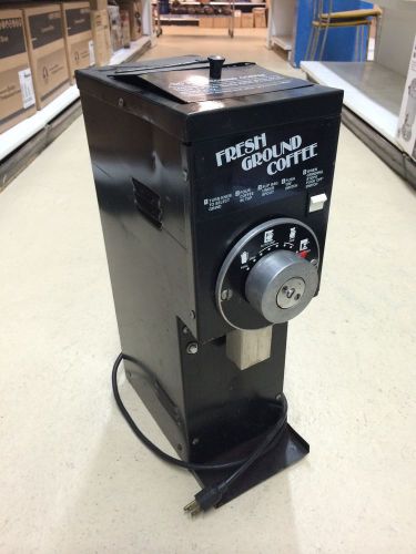 Grindmaster 810s black slimline 1.5 lb. coffee grinder, heavy duty for sale