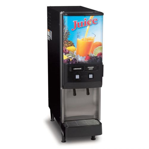 Bunn jdf-2s 2 flavor cold beverage juice dispenser for sale