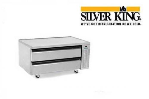 Silver king heavy duty 50&#034; chef base 6 pan capacity skrcb50h-c6 for sale