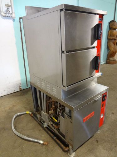 &#034;vulcan&#034; self contained dbl.stacked nat.gas steamer oven  w/ kleen steam system for sale