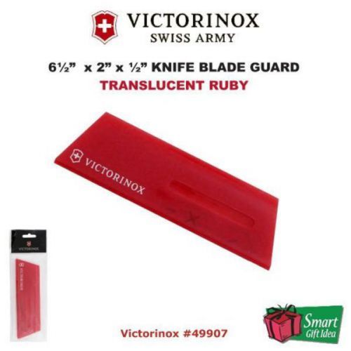 Victorinox SwissArmy 6 1/2 &#034; Blade Guard, Translucent Ruby, For:Santoku Knive #49907