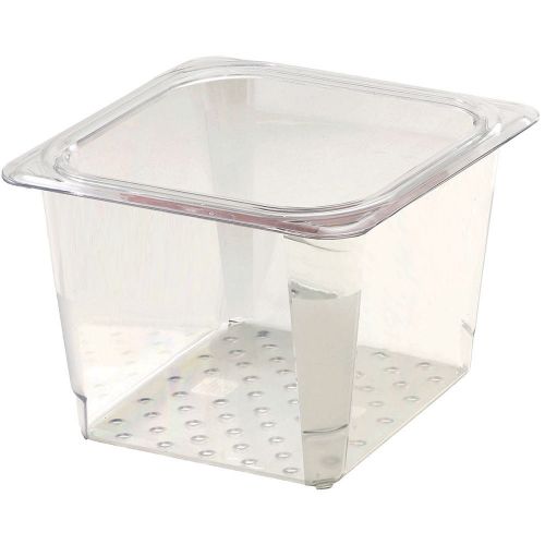 CAMBRO COLANDER PANS, GN 1/6, 5&#034; DEEP, 6PK CLEAR 65CLRCW-135