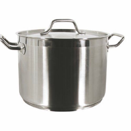 Thunder Group SLSPS008 Stainless Stock Pot with Lid  8-Quart