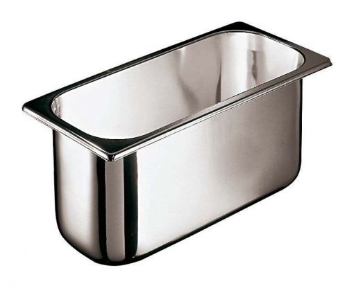 Stainless Steel Ice Cream Containerr 5 1/4 quarts With Plexi-glass Lid