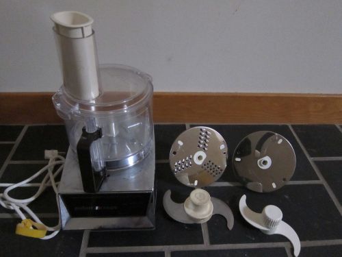 ROBOT COUPE Food Processor RC 2B Metal Blades 6.5A 110V France Stainless AS IS