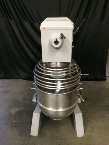 Univex srm60+ 60 quarts planetary mixer with stainless bowl, hook, &amp; bowl guard for sale