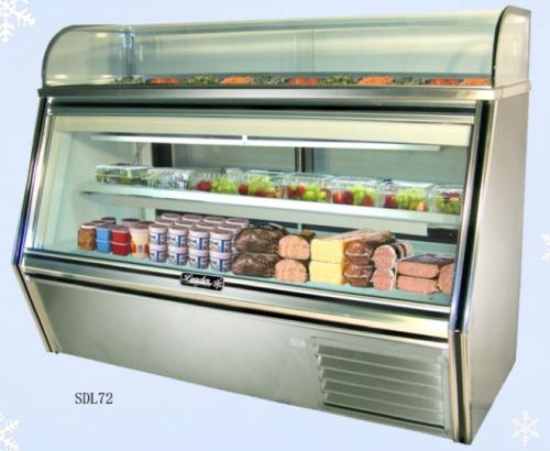 Brand new! leader sdl72 - 72&#034; deli meat display case 7/11 for sale