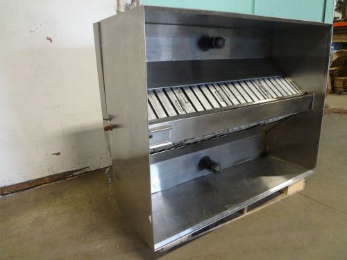 HEAVY DUTY COMMERCIAL &#034;DUO-AIRE&#034; STAINLESS STEEL 72&#034;W KITCHEN RESTAURANT HOOD