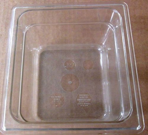 Cambro CW64 1/6 Size Camwear Container Clear