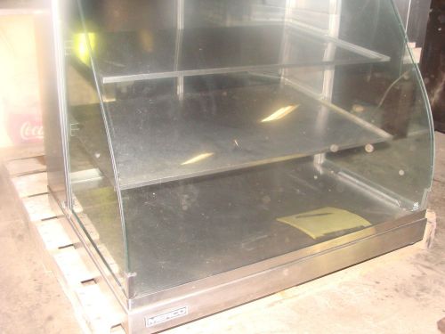 &#034; MERCO &#034; COUNTER TOP STAINLESS STEEL EUROPEAN STYLE DISPLAY CASE