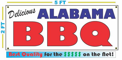 Full Color ALABAMA BBQ BANNER Sign NEW Larger Size Best Quality for the $$$