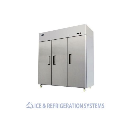 Atosa 3 door commercial reach in refrigerator cooler  mbf8006 2 year warranty for sale