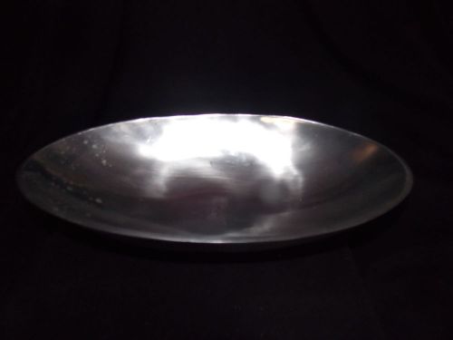 Lot of 3 - oval serving dish dip silver for sale