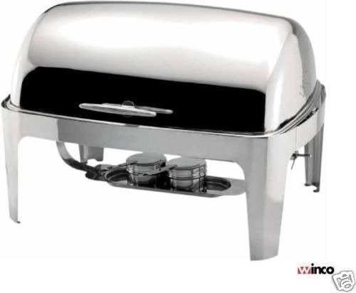 8 QT FULL SIZE ROLL TOP CHAFER- OBLONG