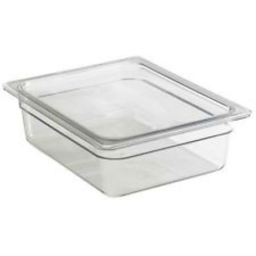 WINCO HOT &amp; COLD FOOD PANS, FULL SIZE 6&#034; DEEP CLEAR