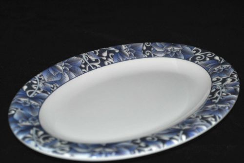 12 PC New Melamine LCP02080 L 8&#034; Oval Dinner Plate(7-7/8&#034; X5-3/4&#034;)Lotus pattern
