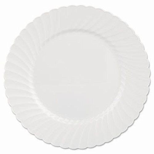 Classicware 10&#034; Plastic Plates, White, 144 Plates (WNA CW10144W)