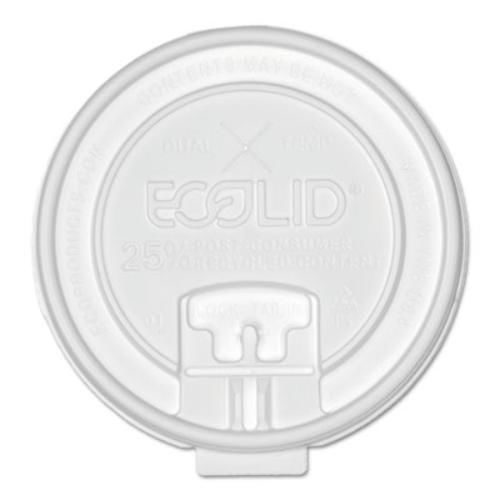 Eco Products EPHCLDTRN20 Plastic Hot Cup Lids, F/20oz World Art Cups,