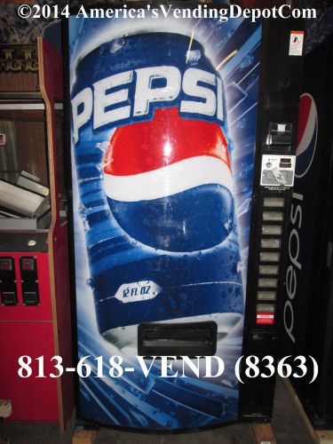 Pepsi ~ DIXIE NARCO 501e Can &amp; Bottle Soda Vending Machine~ 30 Day Warranty! #38