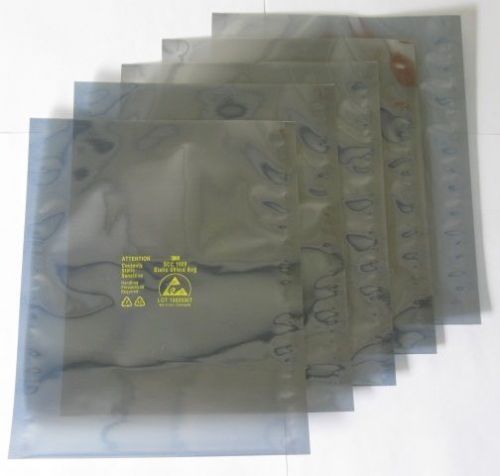 15 anti-static 7&#034; x 10&#034; open top esd shielding bags (lead free) for sale