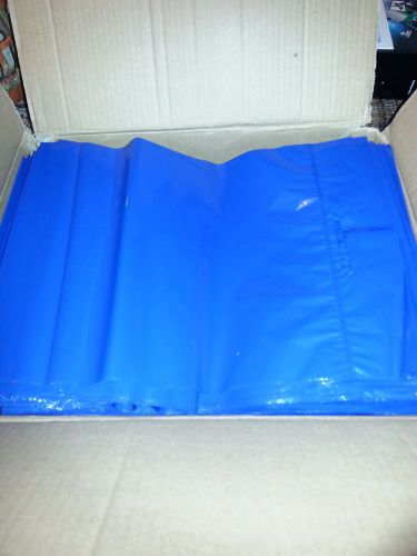 Merchandise gift bags blue die cut handle bags - 11x15x3&#034; - (box of 320 bags) for sale