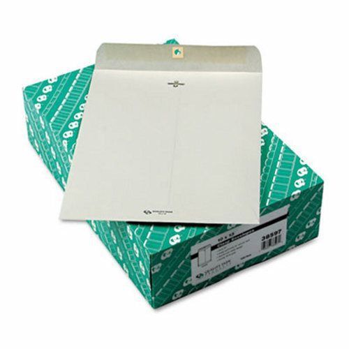 Quality Park Clasp Envelope, 10 x 13, 28lb, Executive Gray, 100/Box (QUA38597)