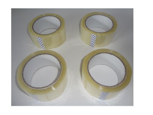 Clear tape carton sealing tape x 4 rolls for sale