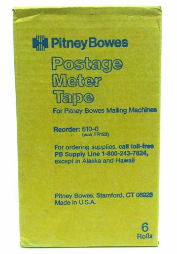 Pitney Bowes Postage Meter Tape 610