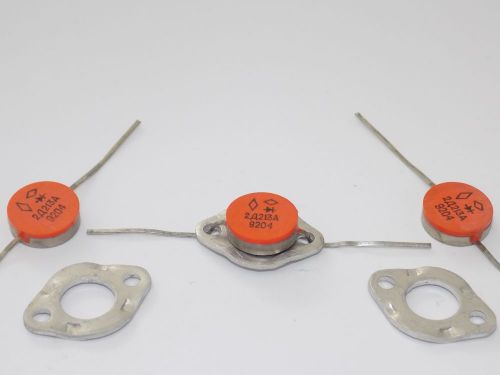 1x Soviet 2D213A - Silicon Diffusion Diodes -( 100kHz 200V 10A )- USSR Military