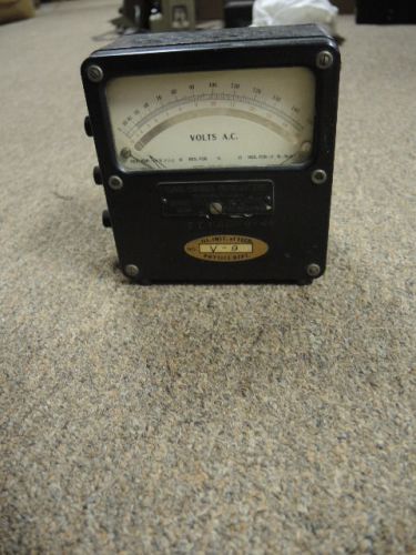 Vintage Weston Electrical Instrument Corp Model 433 AC Volt Meter Zero Corrector