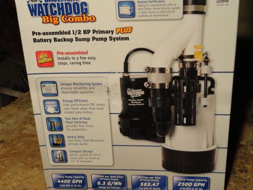 Basement Watchdog 0.5-HP Plastic Submersible Sump Pump BW4000 .