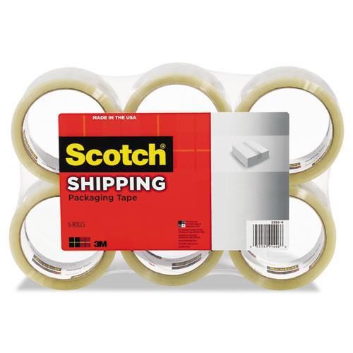 NEW 3M 3350L6 3350 General Purpose Packaging Tape, 1.88&#034; x 109 yds, Clear, 6/PK