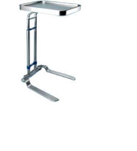 Blickman 8867 SS Stainless Steel Double Post Foot Control Mayo Stand New