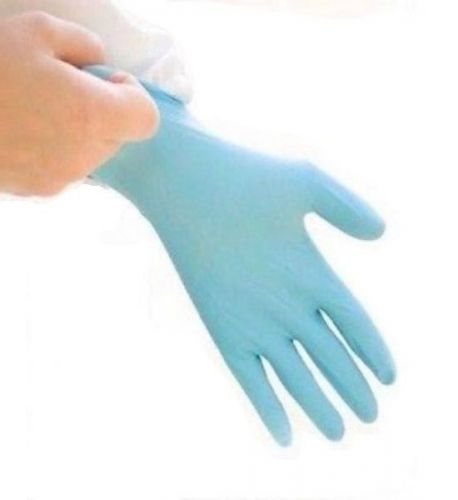 10000/cs nitrile disposable powder free medical exam gloves 2-xlarge blue for sale