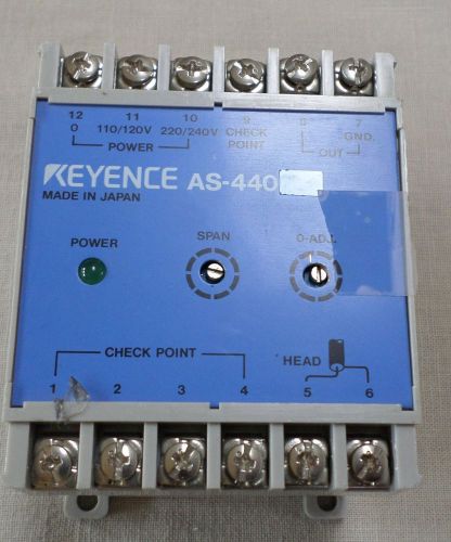 Keyence AS-440-10 Sensor Amplifier, 110-240v