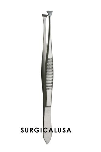 Graefe Fixation Forceps 4.3&#034; Fine Teeth 4.5mm Jaw New SurgicalUSA Instruments