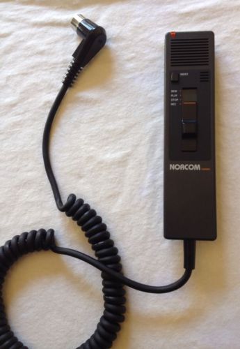 Norcom Handheld Dictation Microphone transcriber vintage