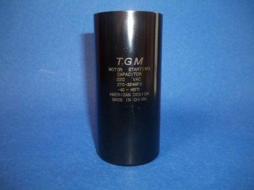 MOTOR START CAPACITOR 270-324-  220 VAC  50/60Hz