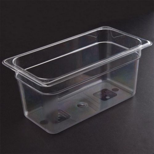 Cambro (36cw135) - 5.6 qt 1/3rd-size food pan - camwear®, 6&#034; deep, clear for sale