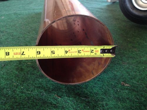 6&#034; copper pipe Type L moonshine flute column plated still
