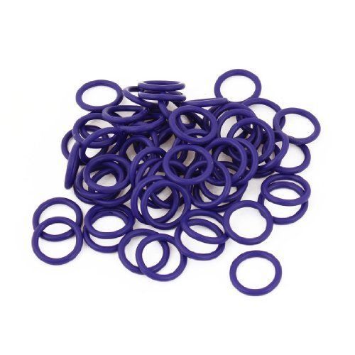 NEW 100 Pcs 19 x 15 x 2.5mm HNBR Air Condition O Rings Purple for Auto Car