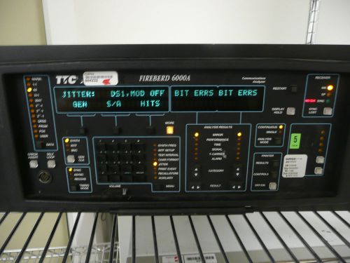 Ttc fireberd 6000a communications analyzer option 6005 unknown working cond. for sale