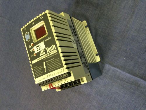 Ac tech variable frequency speed motor vfd drive sf230 3 hp  208/240v 3ph -used for sale