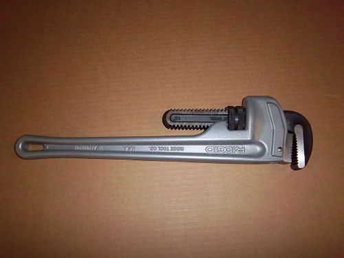 Ridgid 18&#034; aluminum pipe wrench 31100 model 818 new life time warranty  for sale