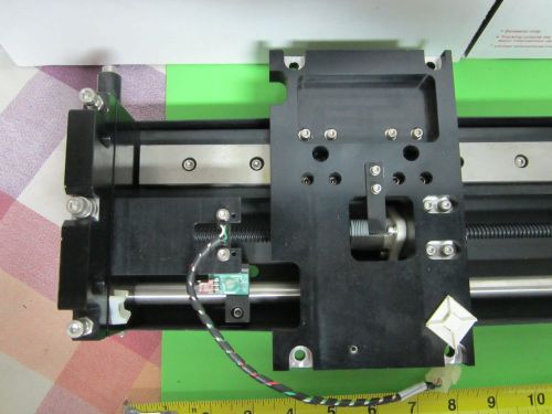 OPTICAL LASER  LINEAR STAGE POSITIONING WITH MOTOR OPTICS AS IS BIN#A6