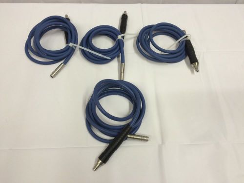 Lot of 4 ACMI Light Cable with Adapter Attachment G 93
