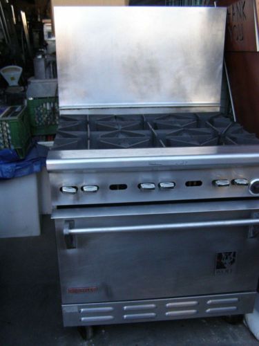 Wolf gas 6 burner stove and convection oven for sale
