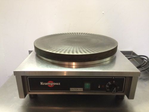 Commercial crepe maker krampouz 15-1/2 grid included spatula and spreader,cecij4 for sale